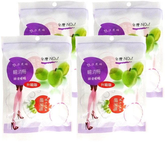 馬湛農場 暢消梅, 65g, 4包