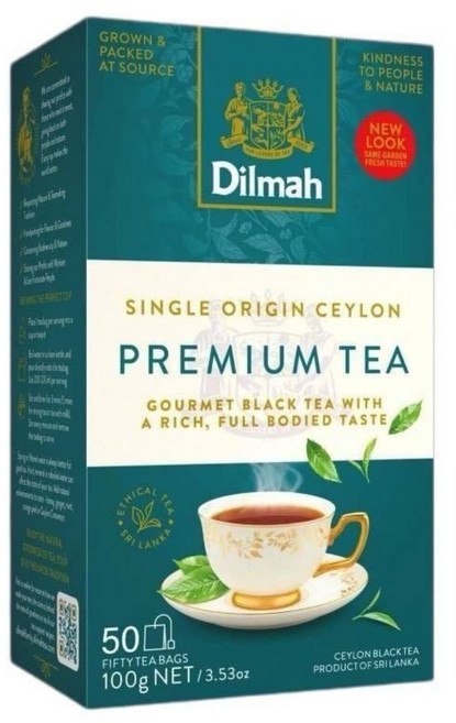 Dilmah 帝瑪 錫蘭紅茶, 2g, 50包, 1盒