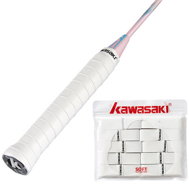 가와사키 그립 테이프 ULTRA SOFT 001 10p, 화이트, 1개