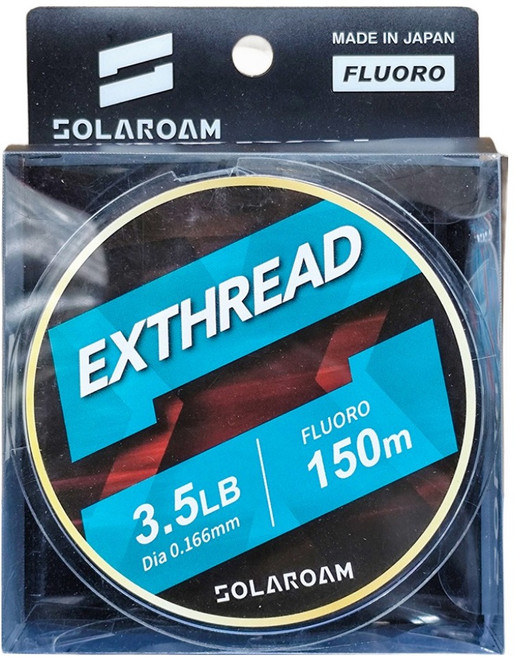 TORAY 東麗 SOLAROAM Exthread 碳纖維線 碳纖線 卡夢線 1號 3.5LB, 150m, 透明色, 1個