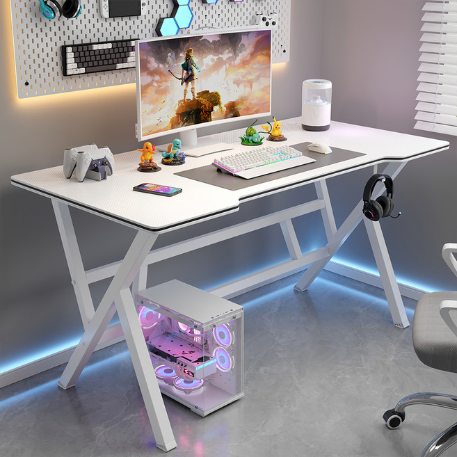 코멧 홈 게이밍 컴퓨터 책상 1000, 화이트