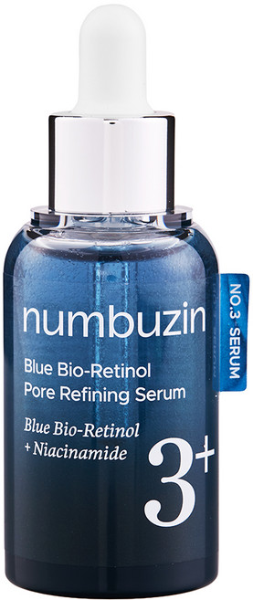 Numbuzin 3號 藍色生物A醇毛孔安瓶, 30ml, 1個