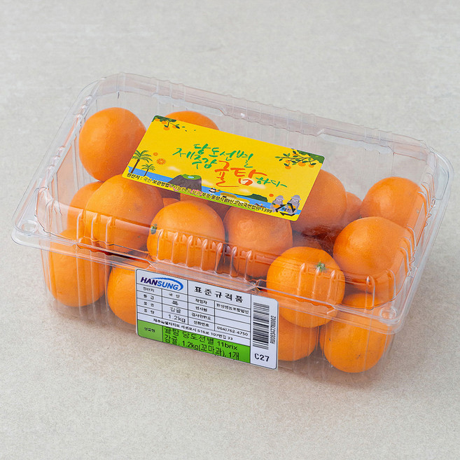 귤탐 당도선별 11Brix 감귤, 1.2kg(꼬마과), 1개