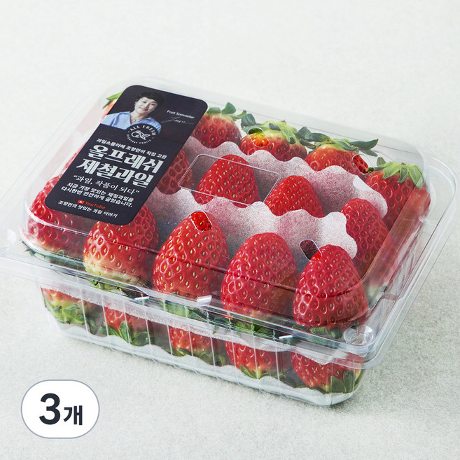 올프레쉬 GAP 인증 금실딸기, 3개, 500g