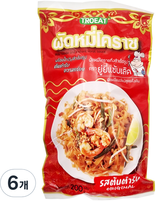 트로잇 팟타이 오리지널, 6개, 200g