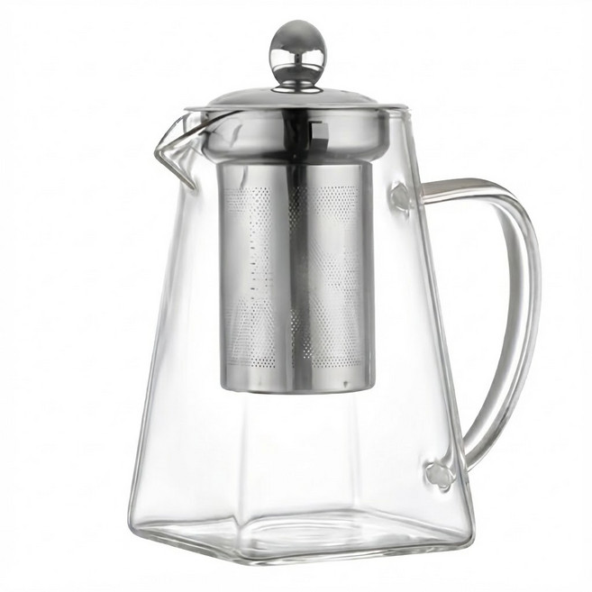 chapin 恰品 玻璃茶壺 950ml 304不鏽鋼濾網 高硼硅玻璃, 1個