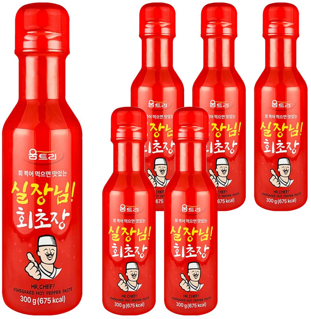 움트리 실장님 회초장, 300g, 6개