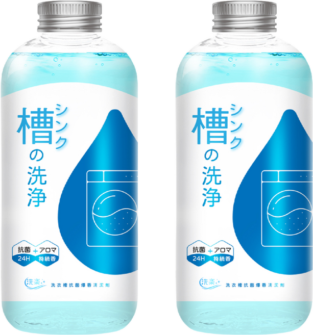 洗樂 洗衣槽抗菌爆香清潔劑, 2個, 500ml