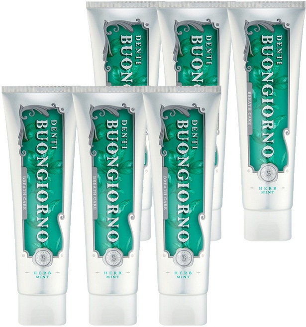 덴티본조르노 구취케어치약, 170g, 6개