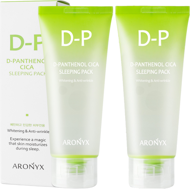 아로닉스 디 판테놀 시카 슬리핑 팩, 2개, 100ml
