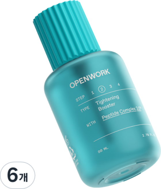 오픈워크 탄력 집중케어 부스터, 80ml, 6개