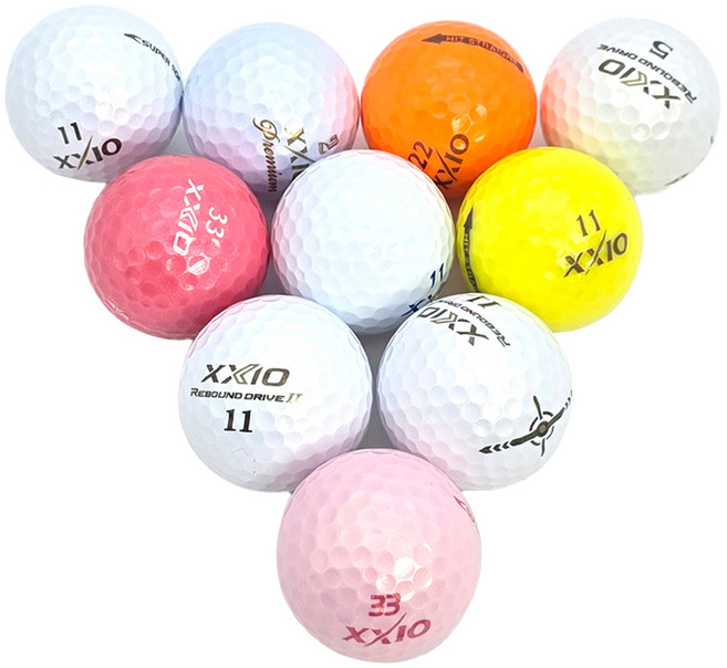 던롭 젝시오 유니크에픽 골프공 로스트볼 특S+, 1개, 10개입, 혼합색상