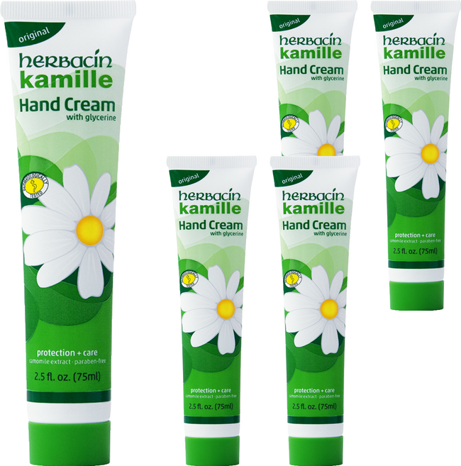 허바신 카밀 핸드크림 오리지날, 75ml, 5개