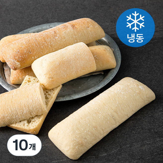 맘쿠킹 브리도 플레인 치아바타 생지 (냉동), 140g, 5개입, 2개