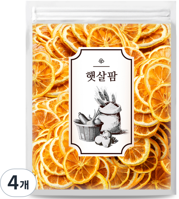 햇살팜 건조 레몬 슬라이스 프리미엄급, 4개, 50g