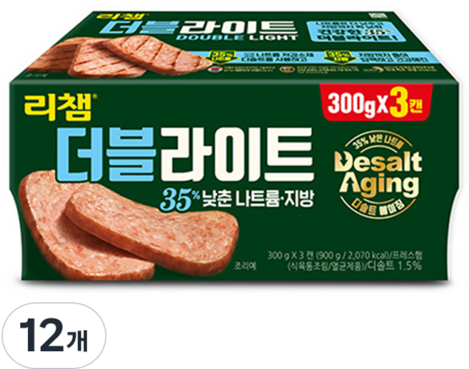 리챔 더블라이트 3p, 300g, 12개