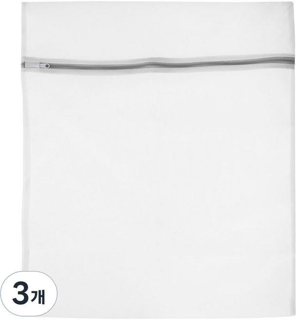 코멧 홈 메쉬 사각 세탁망 65 x 73 cm, 화이트, 3개