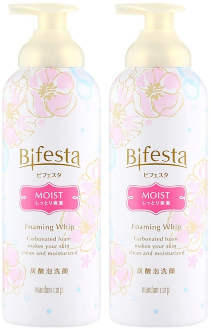 Bifesta 碧菲絲特 保濕碳酸泡洗顏, 180g, 2瓶