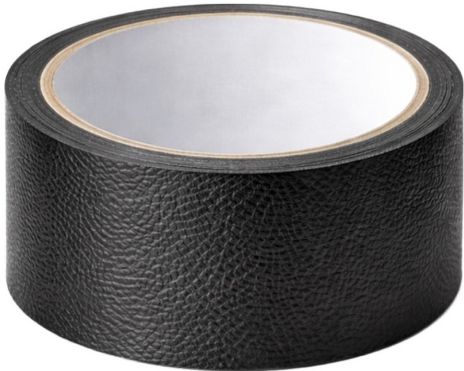 다온셀렉트 가죽 수선 테이프 리폼 스티커 블랙, 1개