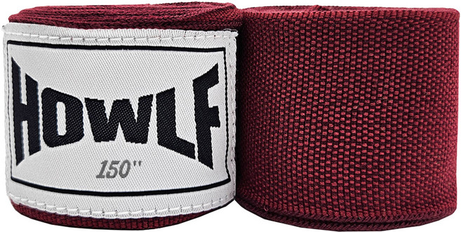 하울프 셀렉트 복싱 핸드랩 양손착용 세트, 마룬, 1세트