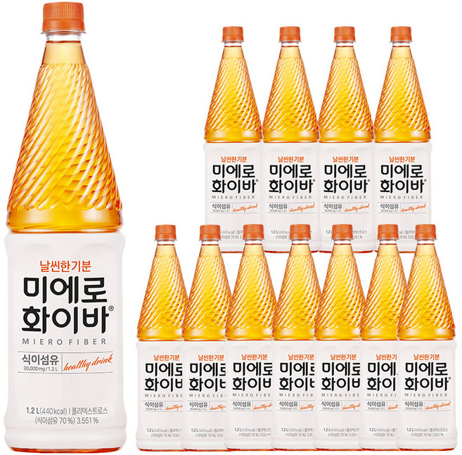 미에로화이바 PET, 1.2L, 12개