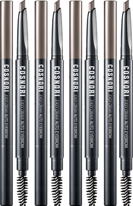 코스노리 이지 드로우 아이브로우 오토펜슬 0.3g, 03 다크초코, 4개