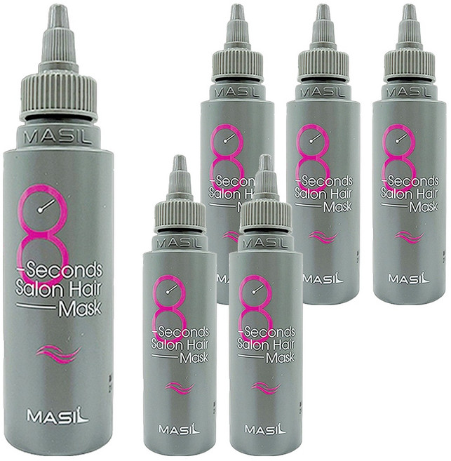 MASIL 8秒護髮髮膜 柔順款, 100ml, 6瓶