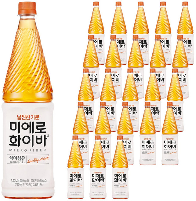 미에로화이바 PET, 1.2L, 24개