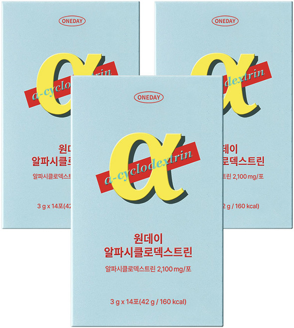 데이즈온 원데이 알파시클로덱스트린 14p, 42g, 3개