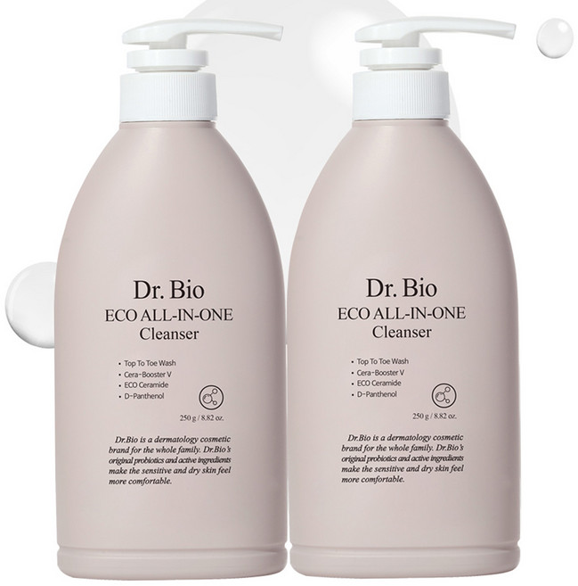 Dr.Bio Eco 多效合一潔膚沐浴露, 250g, 2個