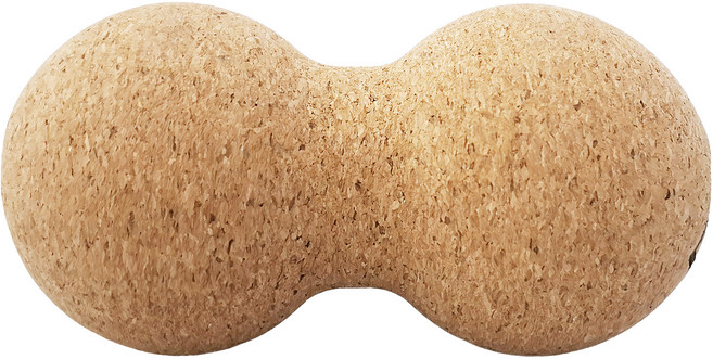 GOLDEN Fox 軟木花生按摩球 16 x 8cm, 棕色, 1個