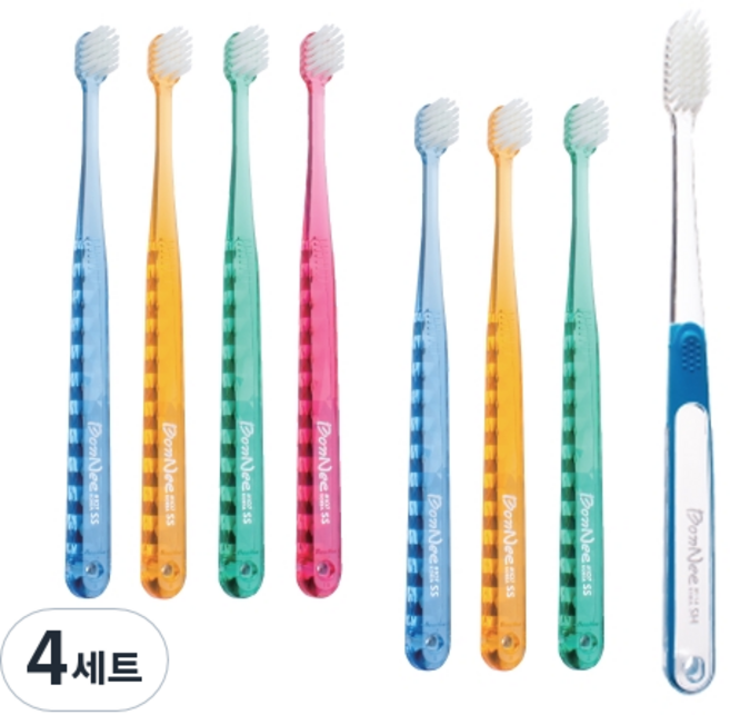 본니 소프트 칫솔 107 ss 7p + 다른 칫솔 세트 랜덤발송, 4세트