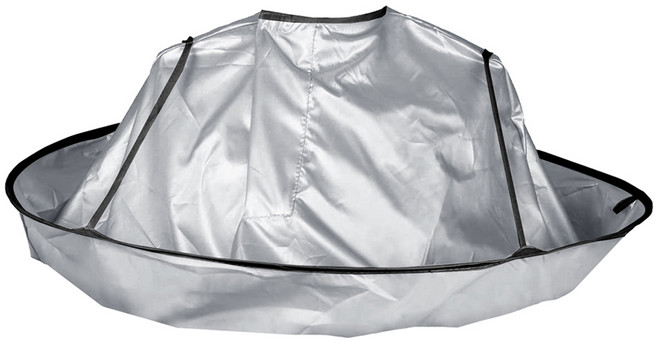 바비온 원형 방수 염색 커트보 대형, 실버, 1개