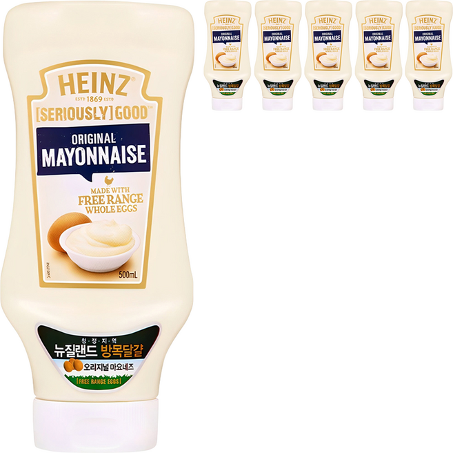 하인즈 굿 마요네즈, 500ml, 6개