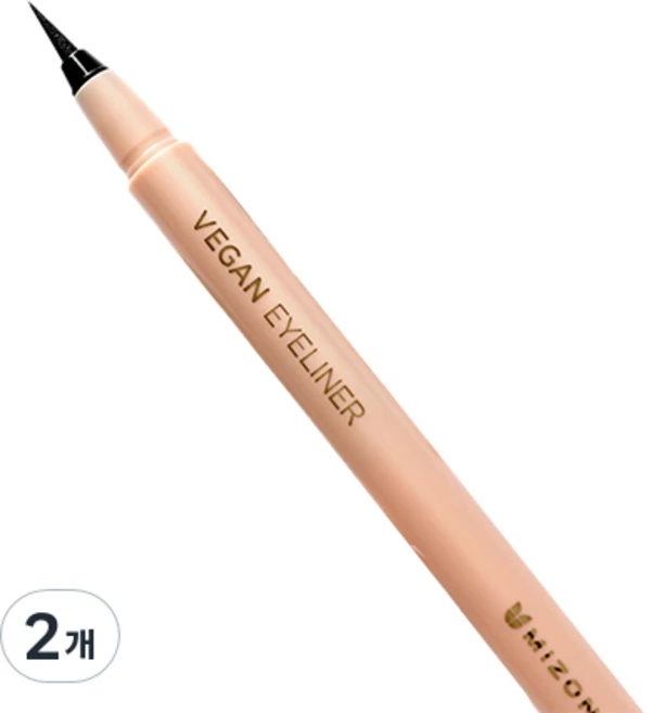 미즈온 워터프루프 아이라이너 0.5g, 2개 - 쿠팡