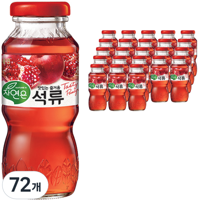 자연은 석류 주스, 180ml, 72개