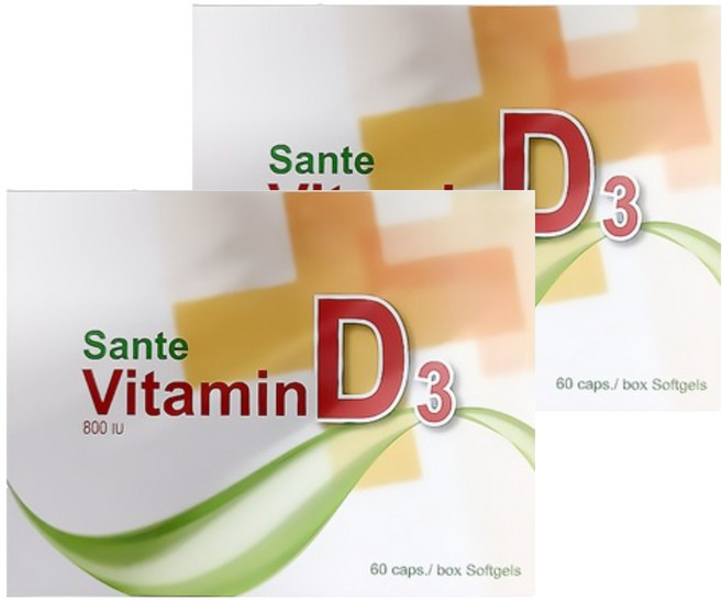 善得 維生素D3, 60顆, 2盒
