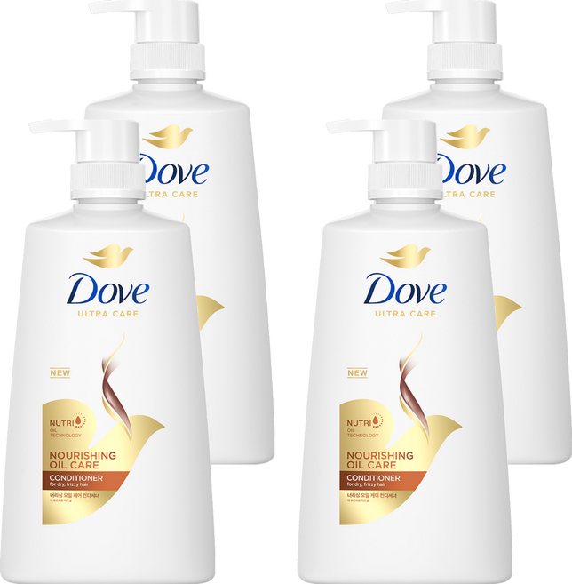 도브 너리싱 오일 케어 컨디셔너, 4개, 660ml