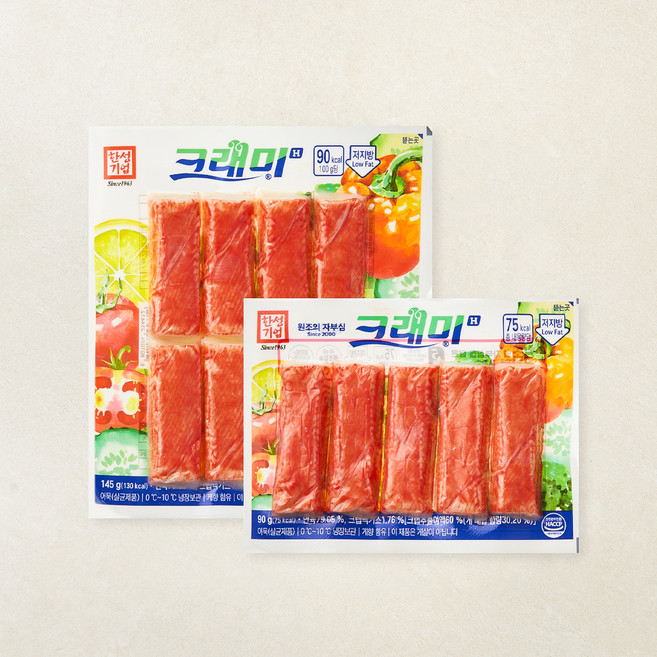 한성기업 크래미H 맛살 145g + 90g 세트, 235g, 1세트