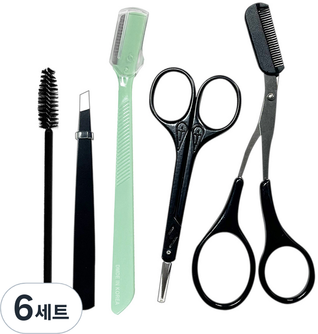 다크니스 눈썹 정리 5종 세트, 6세트