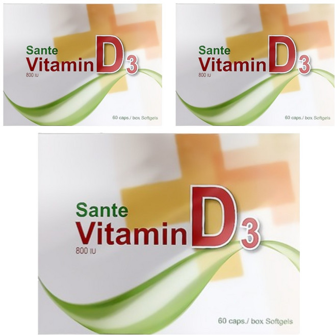 善得 維生素D3, 60顆, 3盒