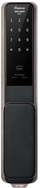 게이트맨 푸시풀 디지털도어락 + 보강판 + 설치부자재 세트 GP-500R, 방문설치