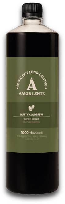 아몰렌떼 콜드브루 원액 과테말라 안티구아 더치커피, 1L, 1개, 1개입