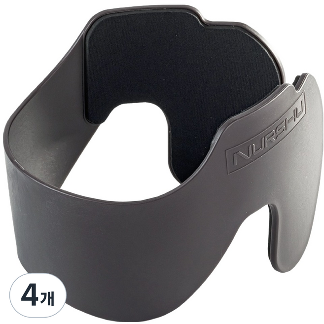 누르슈 네오프렌 패드 포함된 업그레이드형 남자 옆머리 누루기 셀프 다운펌, 4개