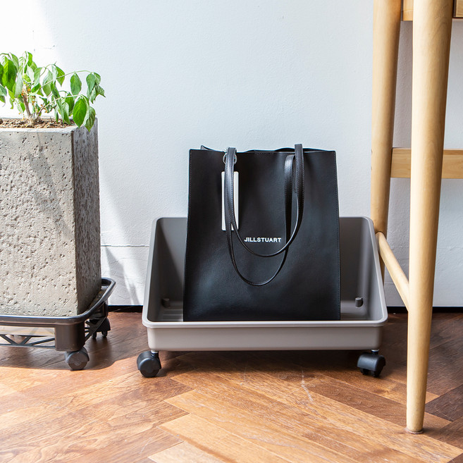 플라팜 책상 아래 가방 정리함, 그레이, 1개