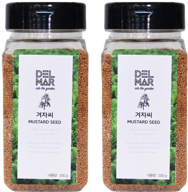 딜리셔스마켓 겨자씨 중형, 2개, 300g