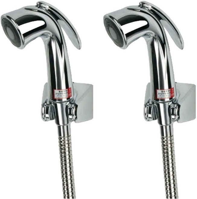 이글 변기 샤워기 + 메탈 호스 세트, 2개