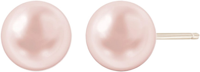 ENCLAIR 女款 淡水水晶珍珠耳環 5mm