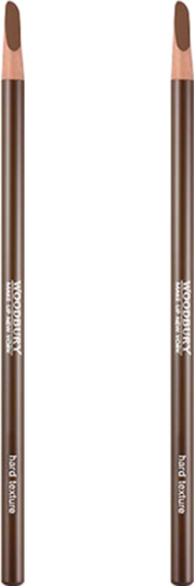 우드버리 하드텍스처 아이브로우 펜슬 4g, Havana Brown, 2개