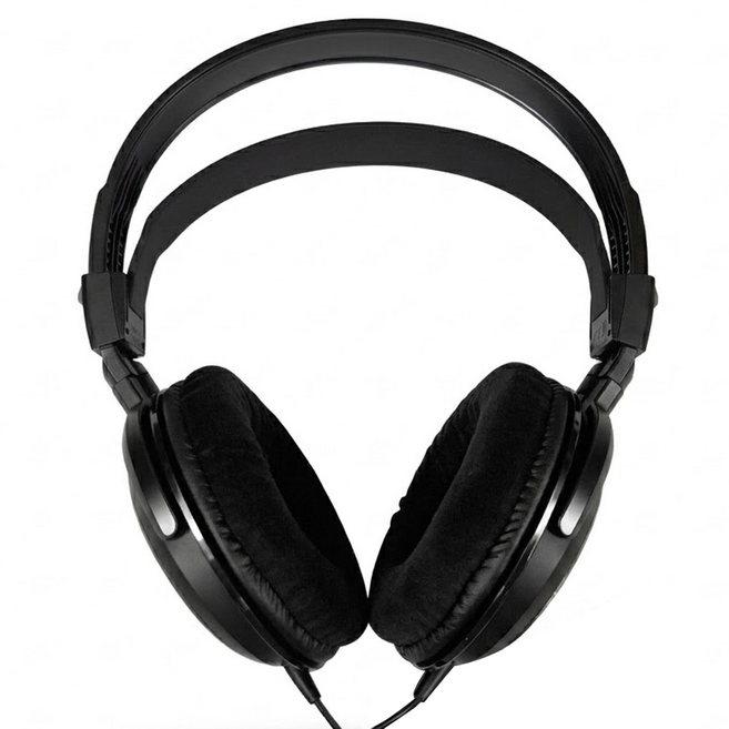 audio-technica 鐵三角 開放式 耳罩式耳機 原廠保固, 黑色, ATH-AVA300